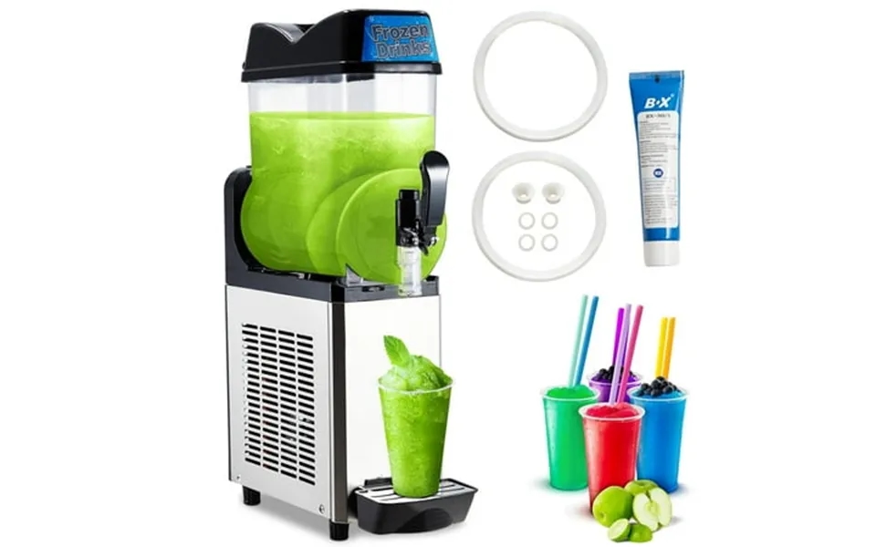 Tropow 12l Commercial Slushy Machine One Tank 3.2 Gal Margarita Machine 430w Frozen Drink Machine Food-grade Pc Tanks &