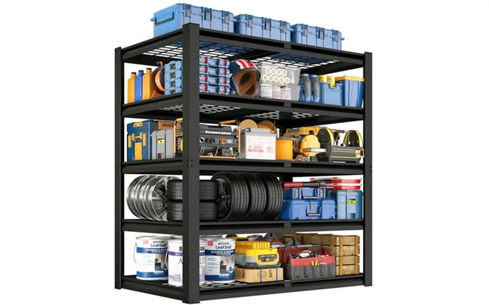 Trumanpick Storage Shelves 2500lbs Metal Wire Shelving Units Garage Storage Rack 48 W X 24 D X 72 H Heavy Duty Adjustabl