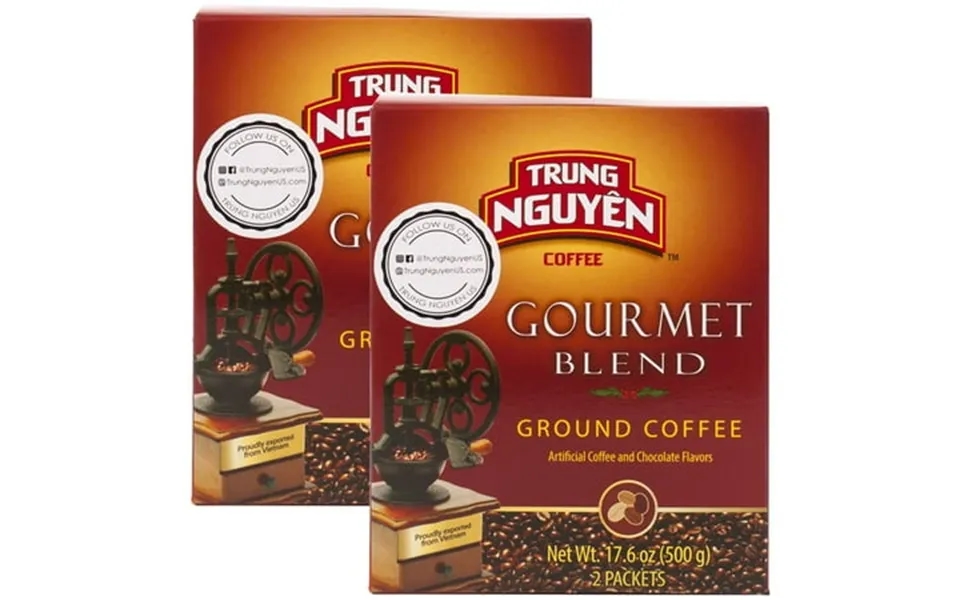 Trung Nguyen Gourmet Blend Roasted Ground Coffee Blend Strong And Bold Robusta Arabica Excelsa & Catimor Notes Of Chocol