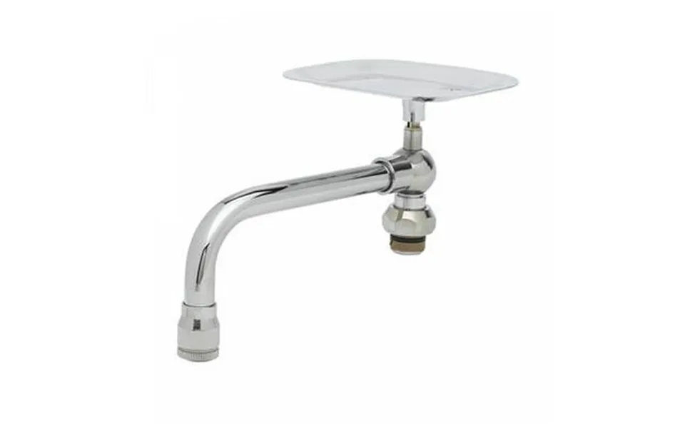 T&s Brass - 8 Swivel Nozzle W Soap Dish Attachment
