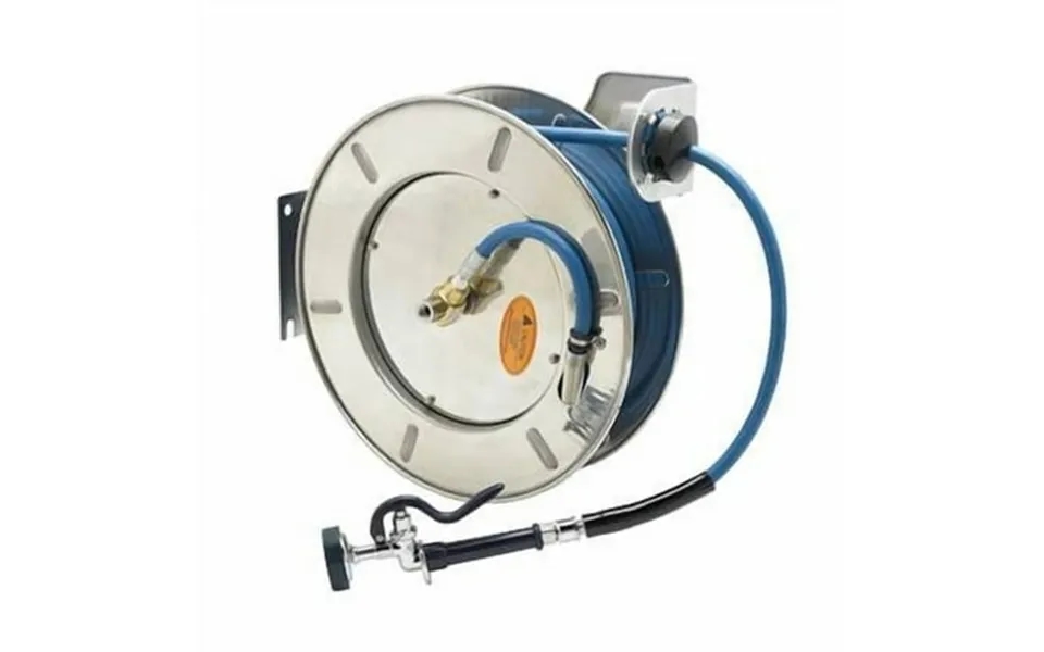 T&s Brass - Hose Reel Open Stainless Steel 3 8 Id X 50 Hose Eb-0107 Spray Valve