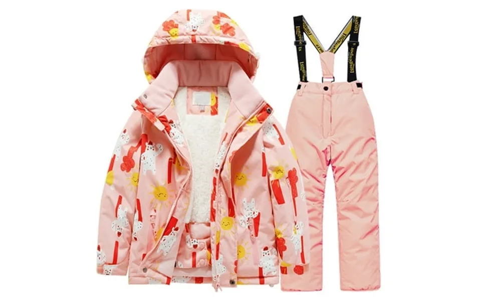 Tsadfhji Winter 24 Month Boy Clothes Summer Fall Toddler Underwear Boys 3t Cars Kids Lined Ski Jacket & Pants Set Winter