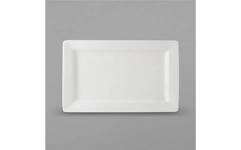 Tuxton 7 In. Pearl White Rectangular Plate