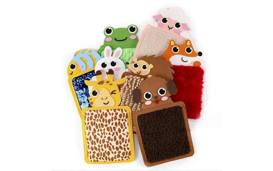 Twfbrm Sensory Mats For Kids Early Educational Toys Simulated Animals Skin Textured Sensory Tiles Early Learning Tactile