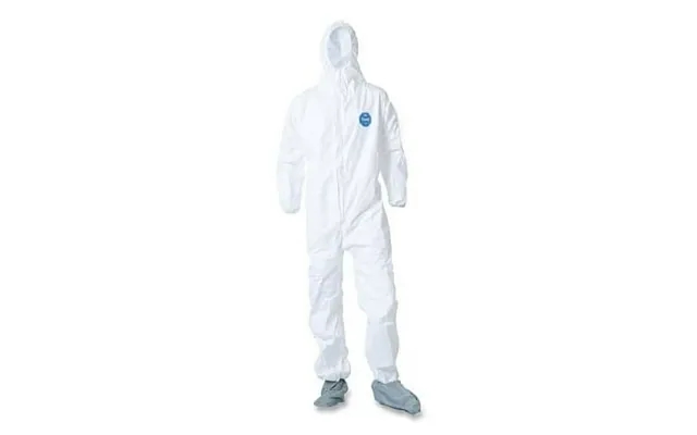 Tyvek Elastic-cuff Hooded Coveralls W Boots White 3x-large 25 Carton product image