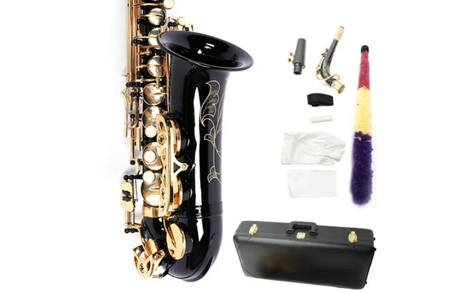Ubesgoo Be Brass Alto Saxophone Black Sax W Other Accessories