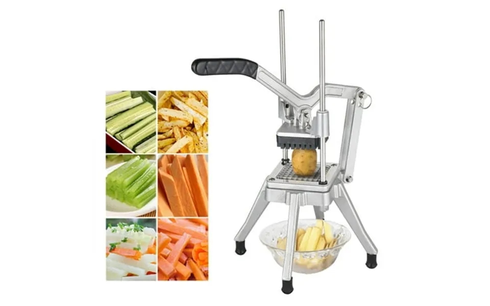 Ubesgoo Commercial Vegetable Fruit Chopper Stainless Steel French Fry Cut With 4 Blades 3 8 1 4 1 2 Vegetable Chopper Di