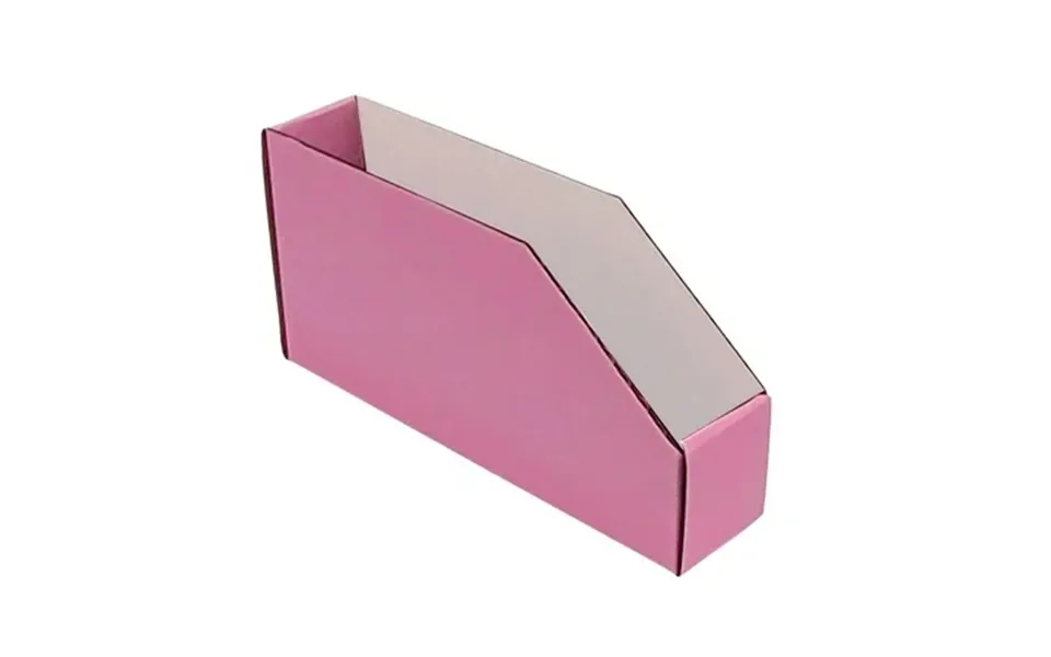 Ucanpack Corrugated Bin Boxes Easy Fold Ideal For Inventory And Storage Pink 4x12x4 - 50 Pcs