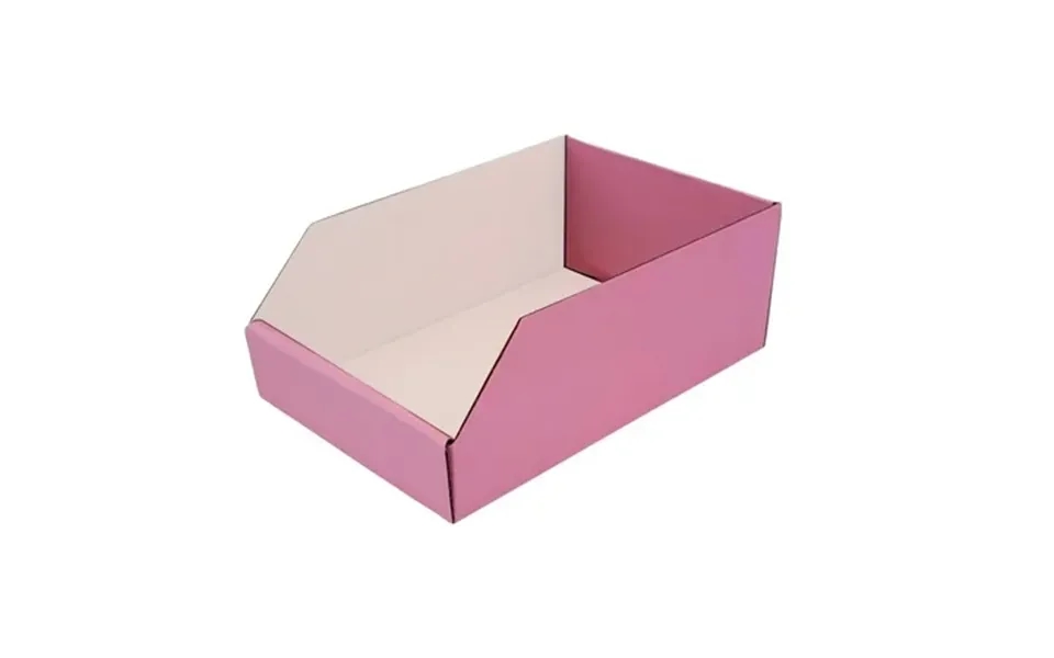Ucanpack Pink Corrugated Bins 200 Ect-32 Parts Organizer Boxes 10x12x4 - 50 Pcs
