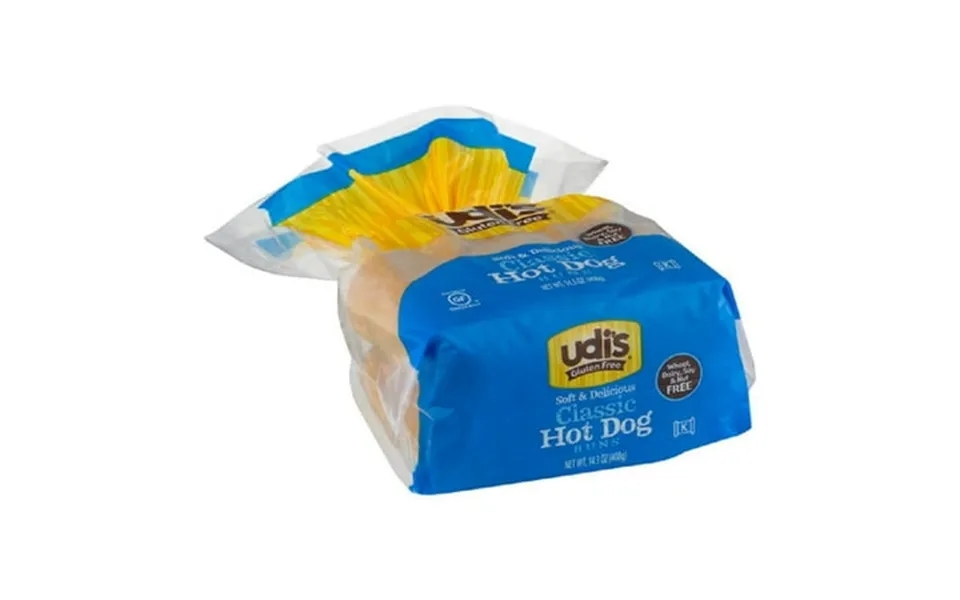 Udi S Gluten-free Soft & Delicious Classic Bun Hot Dog 12.9 Oz Pack Of 6