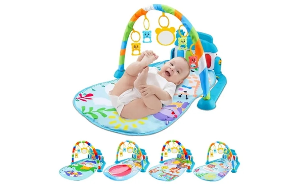 Ufehgfjh Play Mat Piano Activity Mat With Music Play Mat For With 5 Linkable Toys Get It Today