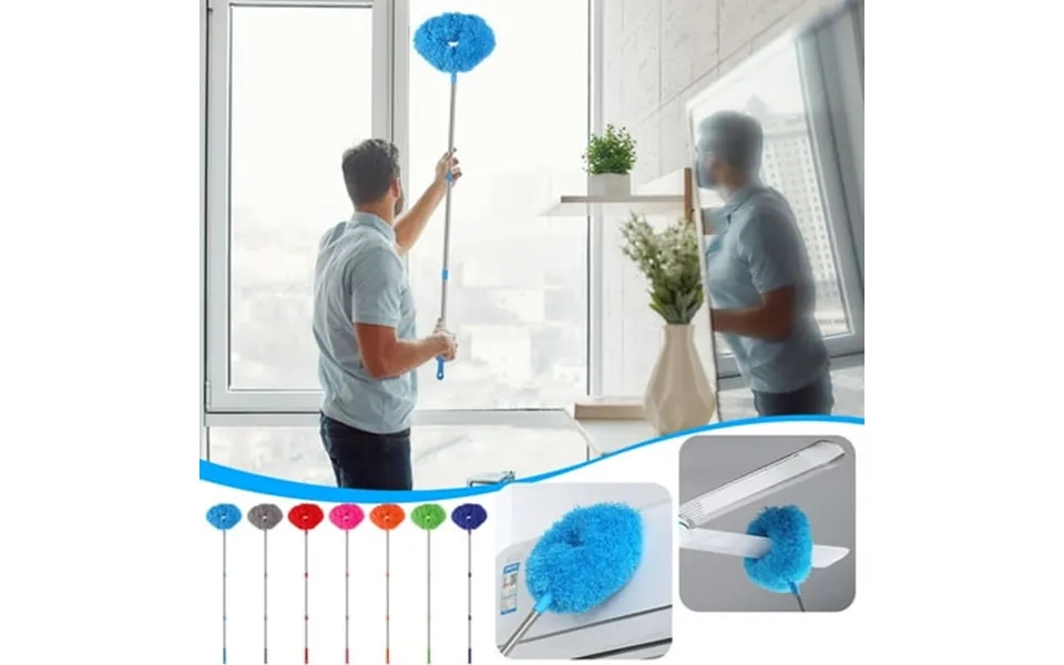 Ufehgfjh Telescopic Household Cleaning Ceiling Fan Brush Fan Blade Removal Brush Ceiling Fan Blade Cleaning Duster Fiber