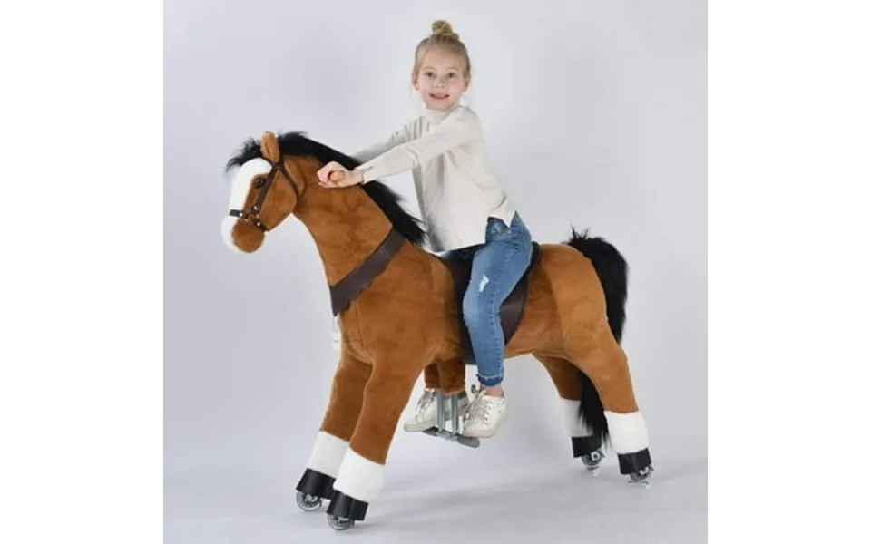 Ufree 03b-bh Unisex 6 Years & Up Large Ride On Horse Black 44