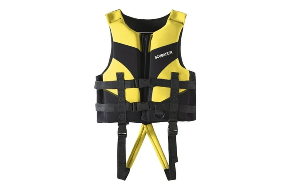 Ulitacool Swimsuit Girl 5-6 Years Life Vest Vest Snorkeling Warm Buoyancy Clothing Durable Beath Wear Yellow