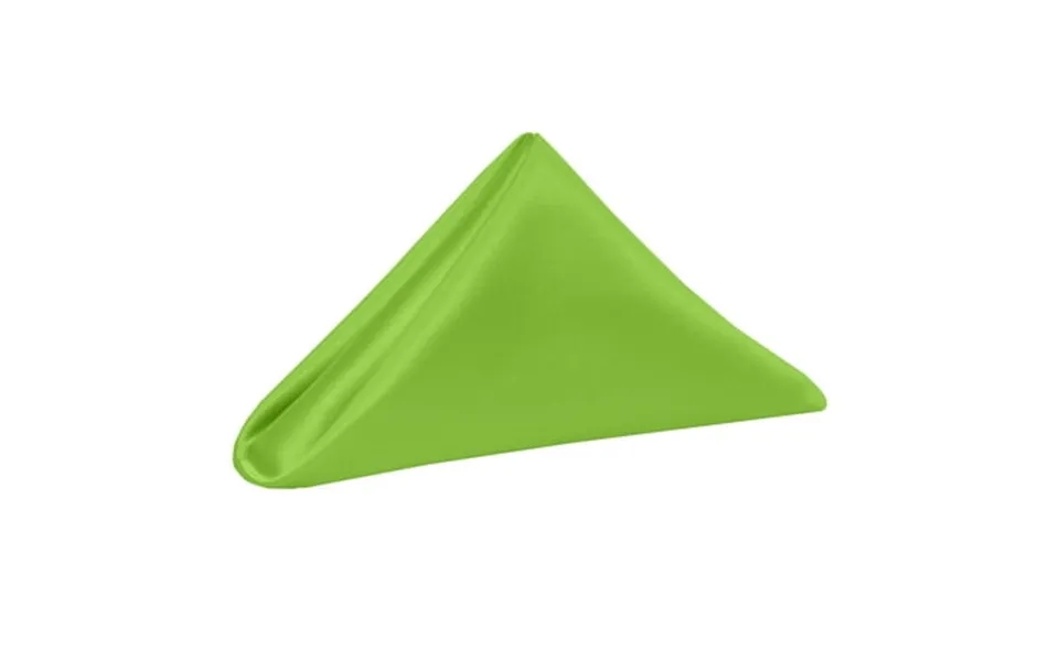 Ultimate Textile 10 Dozen Satin 17 X 17-inch Napkins - For Wedding Special Event Or Banquet Use Apple Green