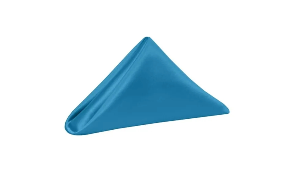 Ultimate Textile 10 Dozen Satin 17 X 17-inch Napkins - For Wedding Special Event Or Banquet Use Turquoise Blue