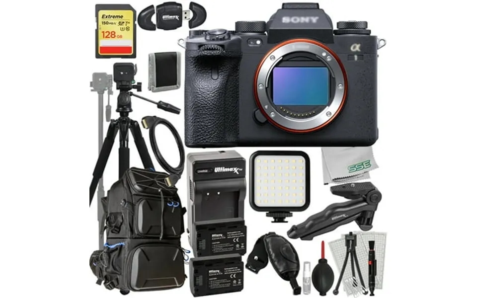 Ultimaxx Advanced Sony A1 Alpha 1 -body Only Bundle - Includes 128gb Extreme Sdxc 2x Replacement Batteries Hard-shell Ba