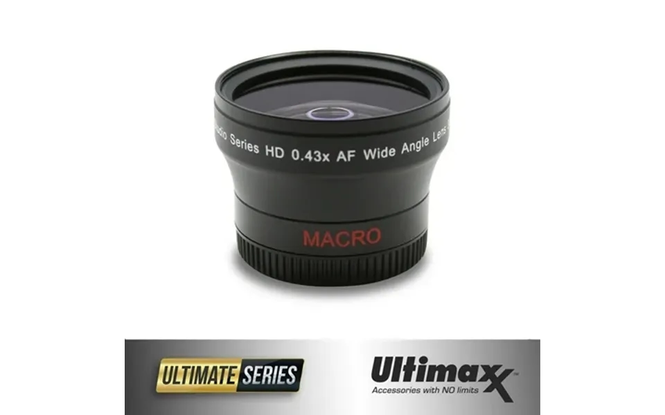 Ultimaxx Wide Angle Camera Lens With Macro For Canon Nikon And Sony Camera 55mm 0
