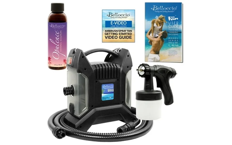 Ultra Pro Sunless Airbrush Hvlp Spray Tanning System Belloccio Opulence Solution