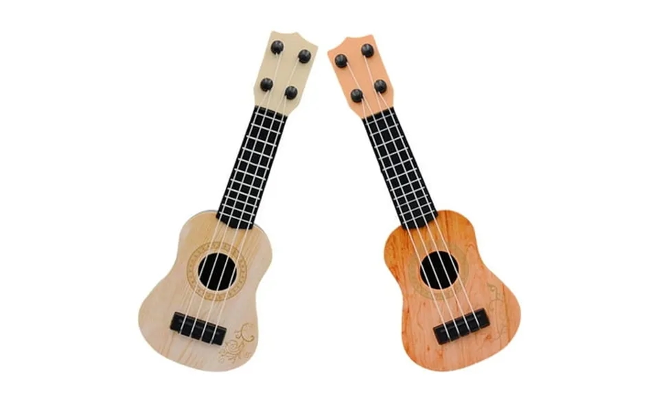 Unbranded 2pcs Small Guitar Simulation Ukulele Early Education Ukulele Kids Musical Learning Toy