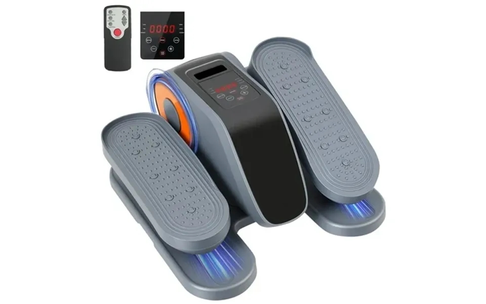 Under Desk Elliptical Leg Exerciser For Seniors Fuly Assembled Quiet & Portable Electric Seated Pedal Exerciser Adjustab