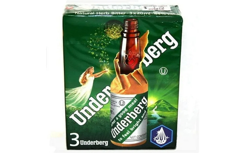Underberg Natural Herb Bitters 2 Oz 20 Ml 3 Bottles
