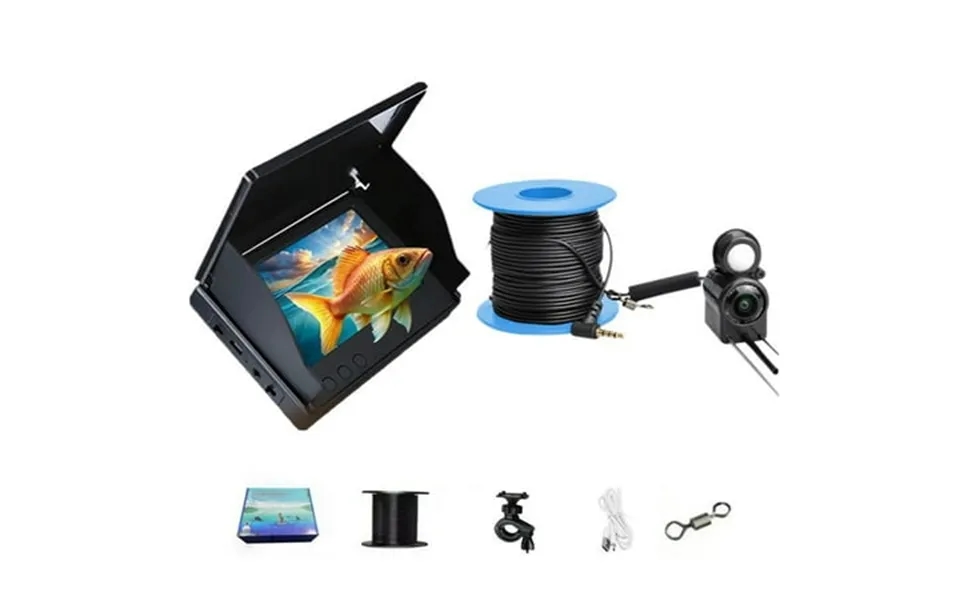 Underwater Fishing Camera Fish Finder Camera Wide-angle Infrared Night Vision Fishing Underwater Breeding Detection Port