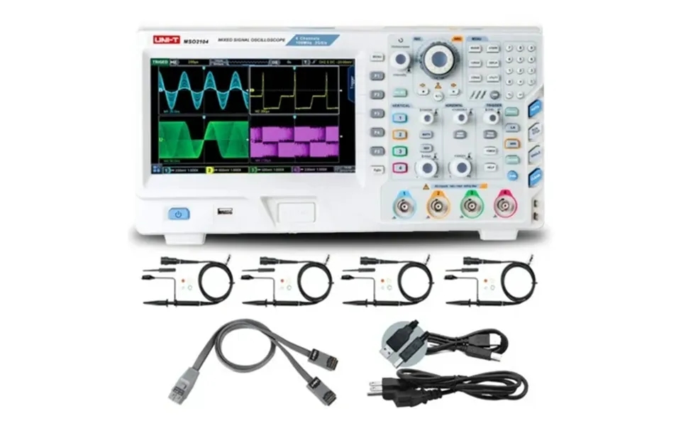 Uni-t Mso2202-s 200mhz 2 16ch Mso Digital Oscilloscope With Signal Generator