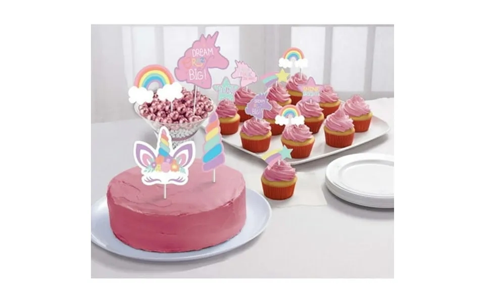 Unicorn Party Dessert Topper Kit