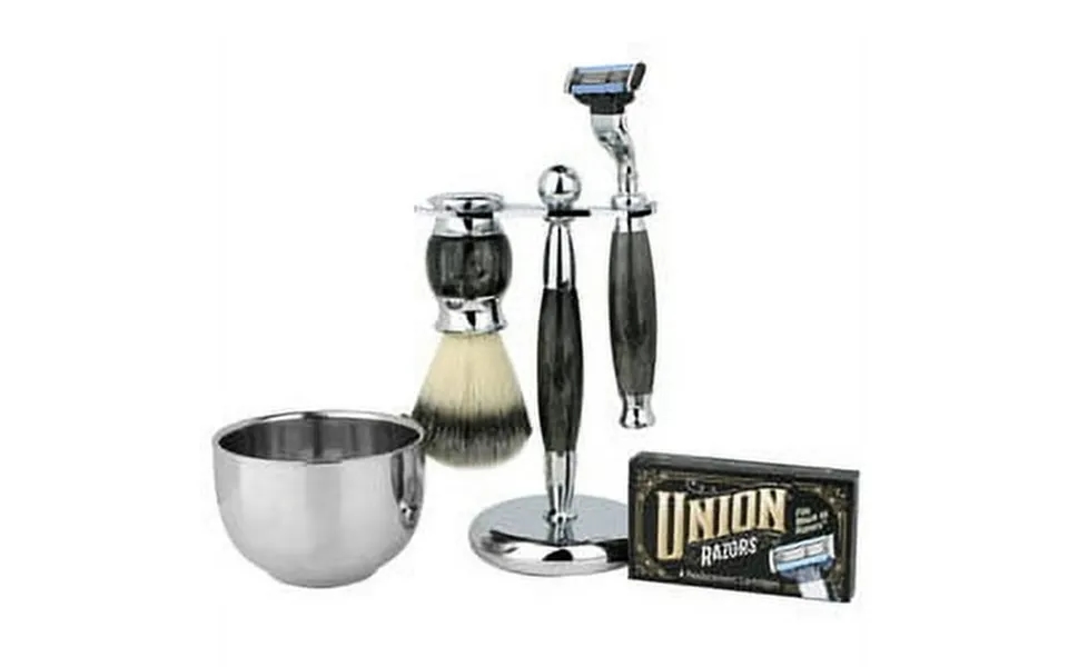 Union Razors 5 Piece Shaving Gift Set Pearl Grey