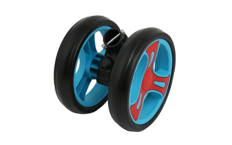 Unique Bargains 150mm Diameter Plastic Double Wheel Swivel Pulley Roller For 25mm Tube