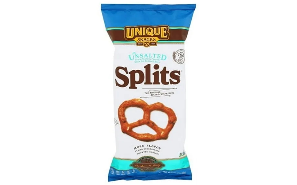 Unique Snacks - Pretzels Pretzels Unsalted Splits 11 Oz