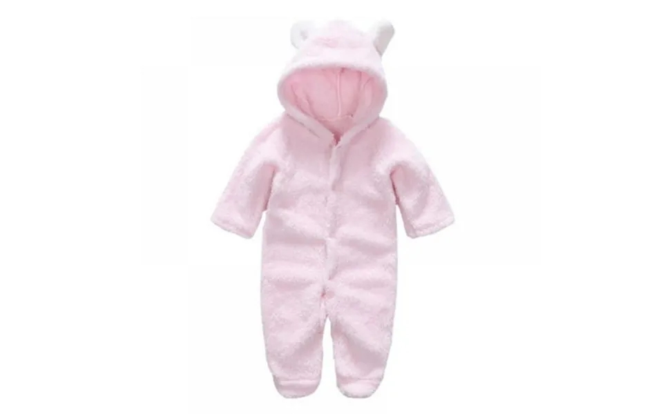 Unisex Baby Cloth Winter Coats Cute Newborn Infant Jumpsuit Snowsuit Bodysuits Coral Fleece