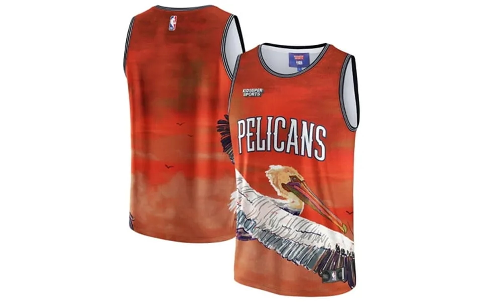 Unisex Nba & Kidsuper Studios By Fanatics Red New Orleans Pelicans Hometown Jersey