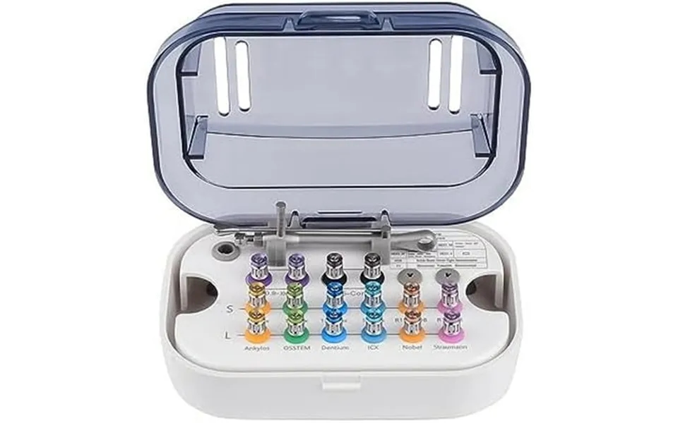 Universal 16 Pcs Universal Implant Prosthetic Kit Long And Short - Implant Driver Kit With Wrench Size 10-70ncm