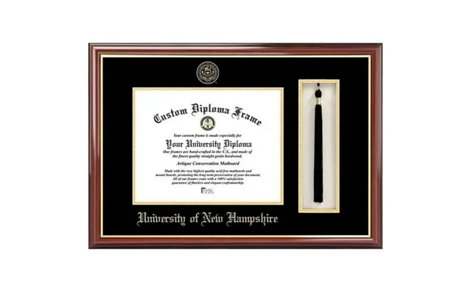 University Of New Hampshire 8 X 10 Tassel Box And Diploma Frame