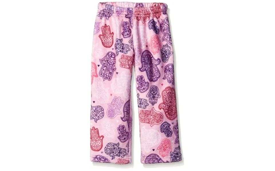 Up Past 8 Big Girls Pajama Pants Plush Female 2t-16 Hamsa Size 2t