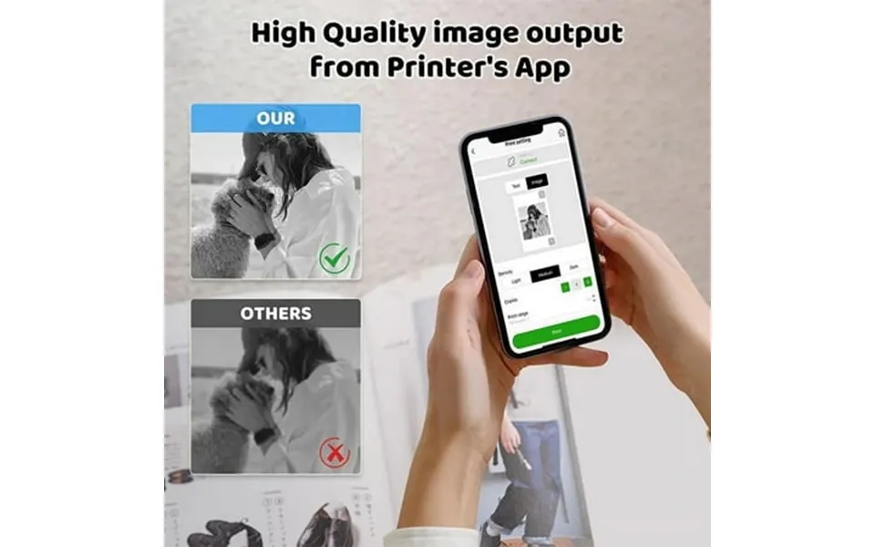 Up To 50% Off Mini Portable Thermal Printer Compact Thermal Printer For Labels Receipts And Notes Convenient For Office