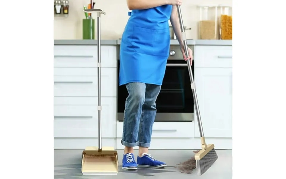 Up To 60% Off Home Cleaning Supplies Clearance Hwuxmo Folding B-room Dustpan Set Home With Comb Teeth Lazy Sweeping Set