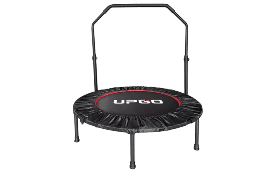 Upgo 40 Foldable Trampoline Fitness Rebounder With Adjustable Foam Handle Exercise Trampoline For Adults Kids Indoor Gar