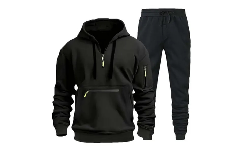 Upioiwer Men S Autumn Two Piece Suit Fabrics For Men Fashionable Hooded Sweatshirt Set Men Fashion Suit Hooded Sweatshir