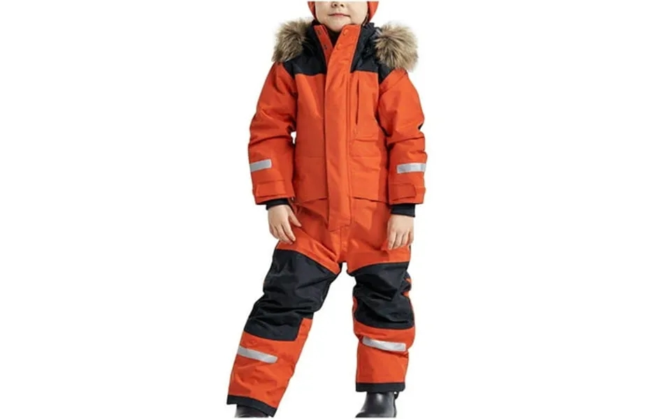 Upioiwer Snowsuit Children S Boys Ski Baby Hooded Romper Suit Thermal Ski Overall Winter Warm Snow Overall 18m Dress Win