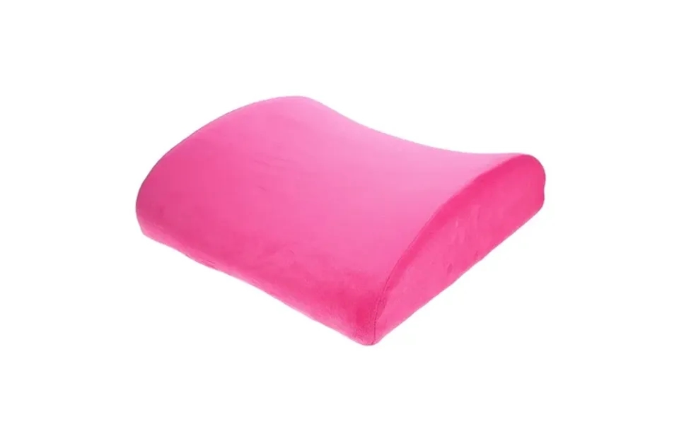 Upouart 1pc Rosy Memory Foam Lumbar Support Pillow For Sofa Seat And Car Cushion