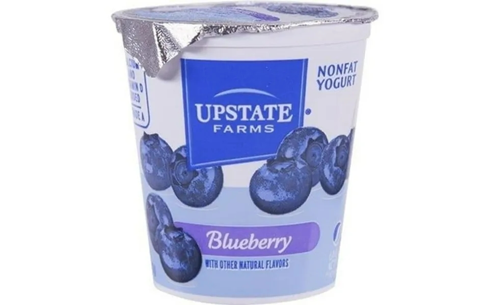 Upstate Farms Nonfat Blueberry Blended Yogurt 8 Ounce -- 12 Per Case