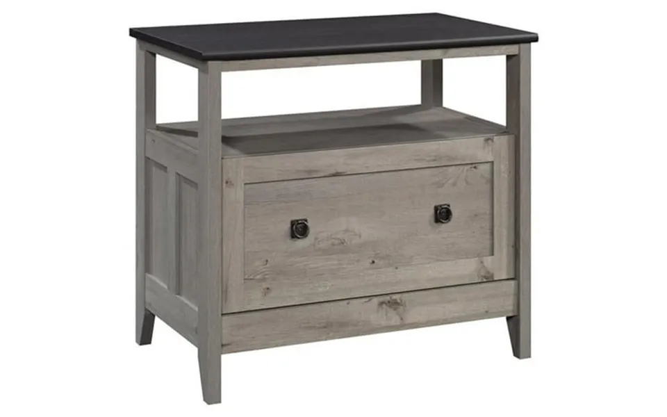 Urbanpro 1 Drawer Wooden Lateral File Cabinet In Mystic Oak