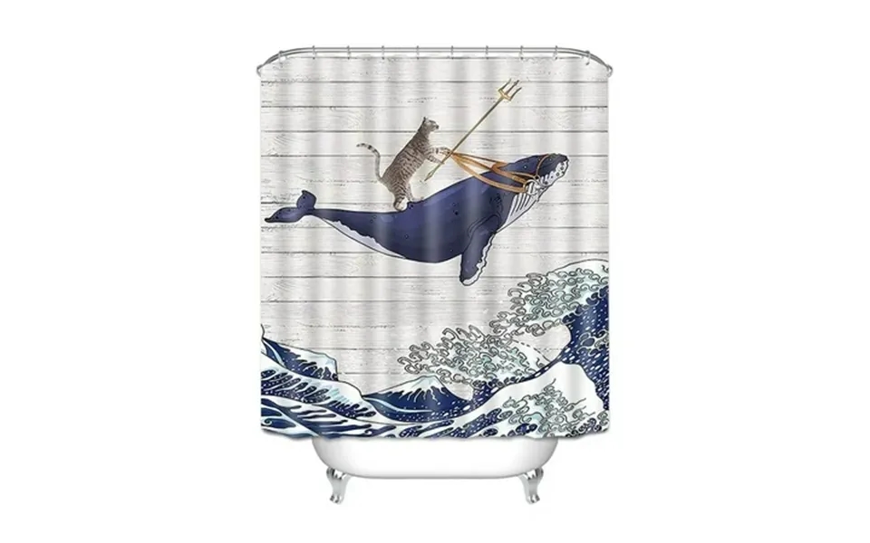 Urmagic 70x84 Funny Cat Bath Curtain Waterproof Shower Curtains Bath Curtain For Bathroom Home Decor With 12 Hooks