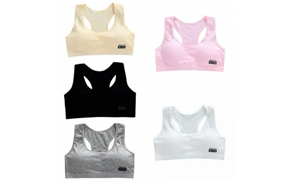 Urmagic Big Girl Sports Bra Seamless Cotton Training Tank 8-12t