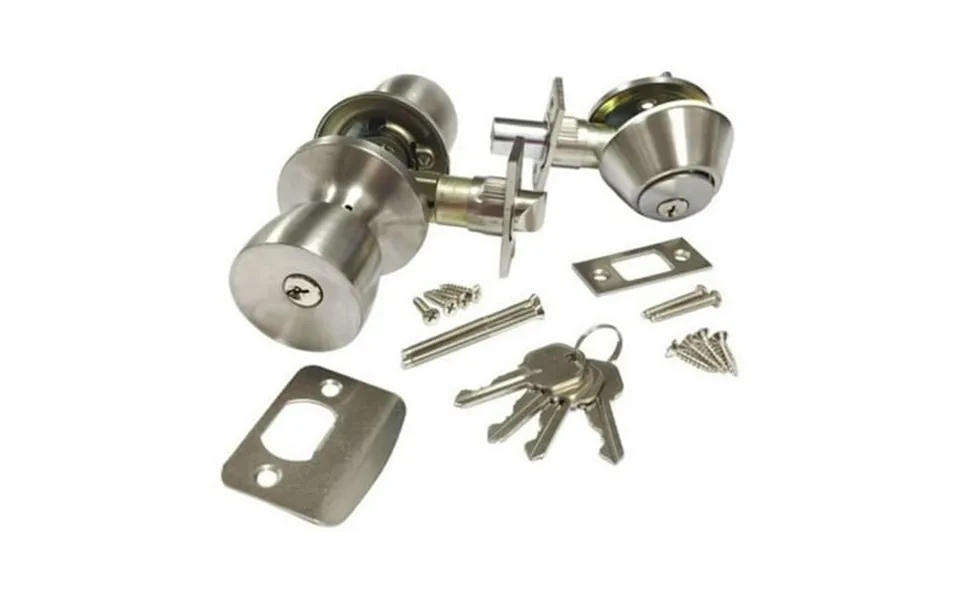 Us Hardware D-084sc Rv Knob And Deadbolt Door Lock Set