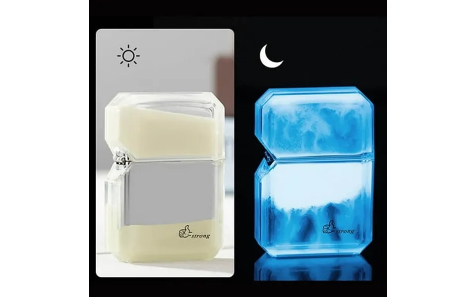 Uscallm Cool Fluorescent Color Quicksand Windproof Lighter Surprise Gift 5ml Holiday Deals 2024 Sale&deal