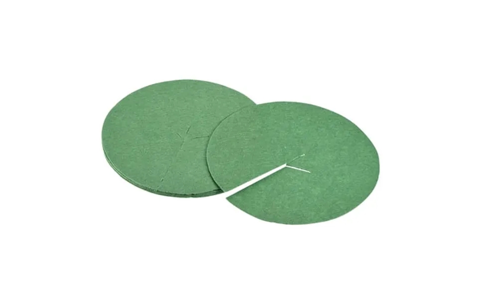 Uxcell 5.39 Round Nonwoven Tree Mulch Ring Mat Cover Plant Green 6 Pack